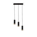 Näve Fridu 3-delige Hanglamp - Mat zwart 48cm