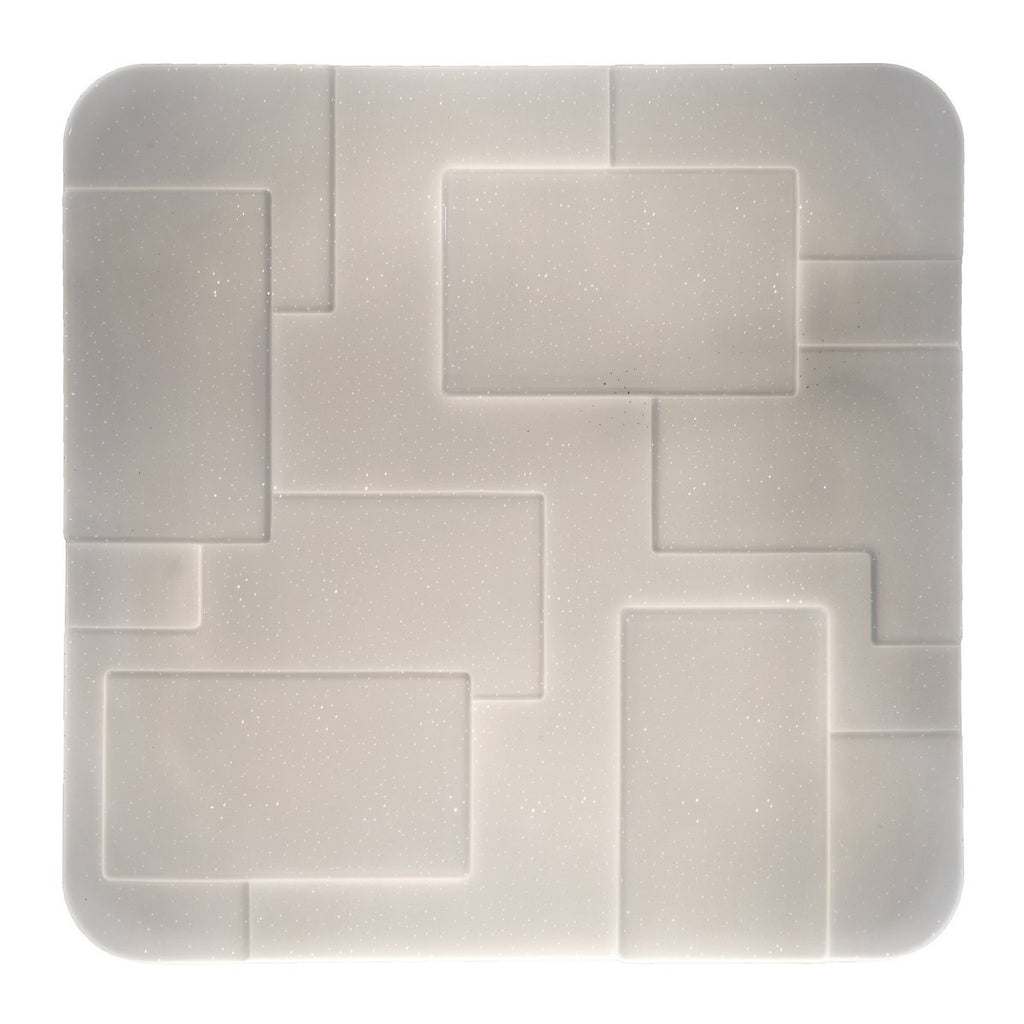 LED Plafondlamp Luxor 54x54cm Kristaleffect