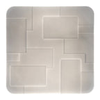 LED Plafondlamp Luxor 54x54cm Kristaleffect