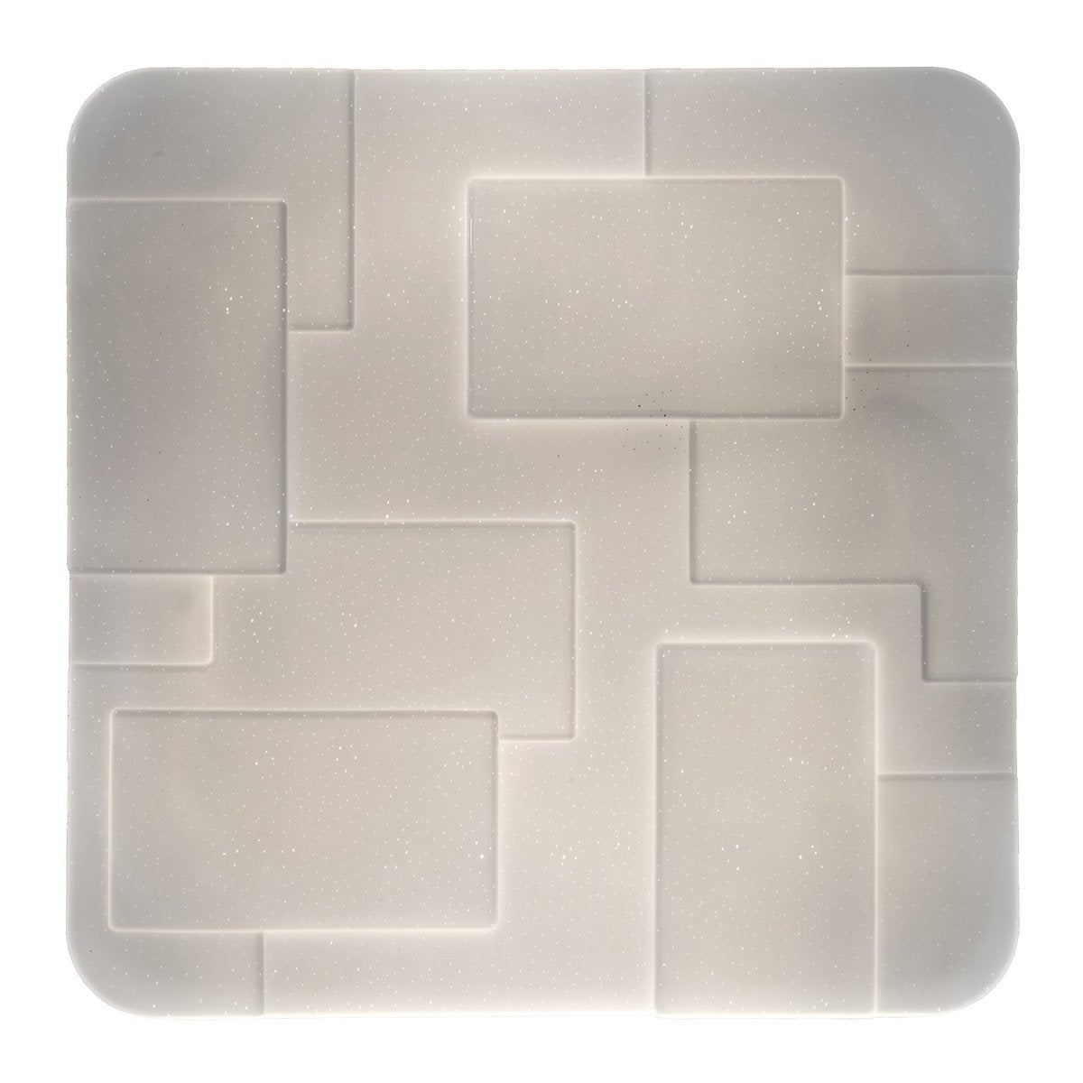 LED Plafondlamp Luxor 54x54cm Kristaleffect