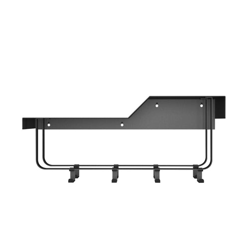 Gorillz Layer Wandkapstok - Zwart, 8 Haken, Modern Design
