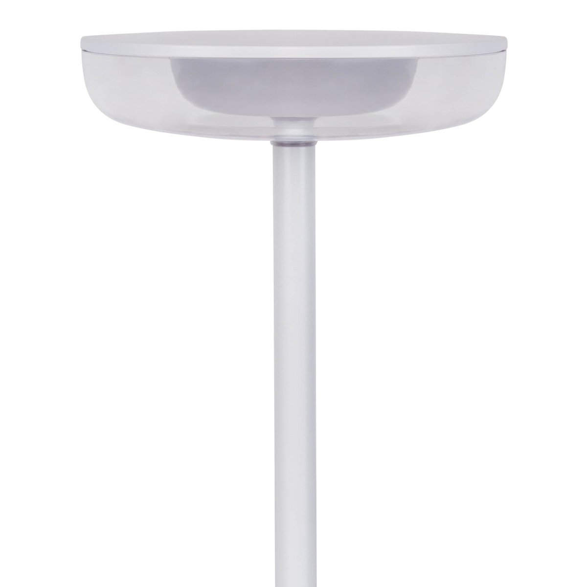 Noteloze tabletlicht "PASI" voor buiten en binnen, gemaakt van metaal en plastic in wit, dimbaar, met aanraking en geheugenfunctie, ca. 26 cm hoog