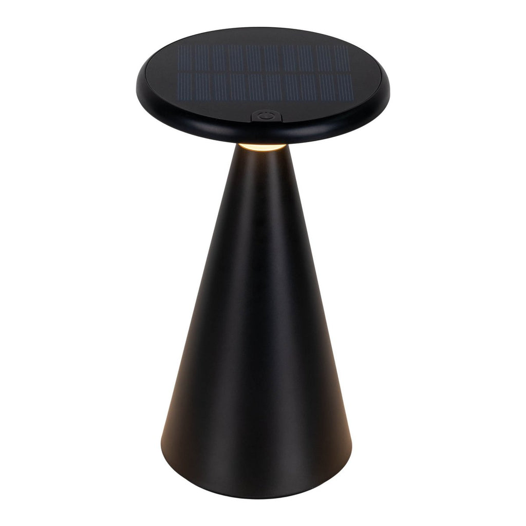 Näve Palu Zonne-batterijlamp - Zwart 20cm