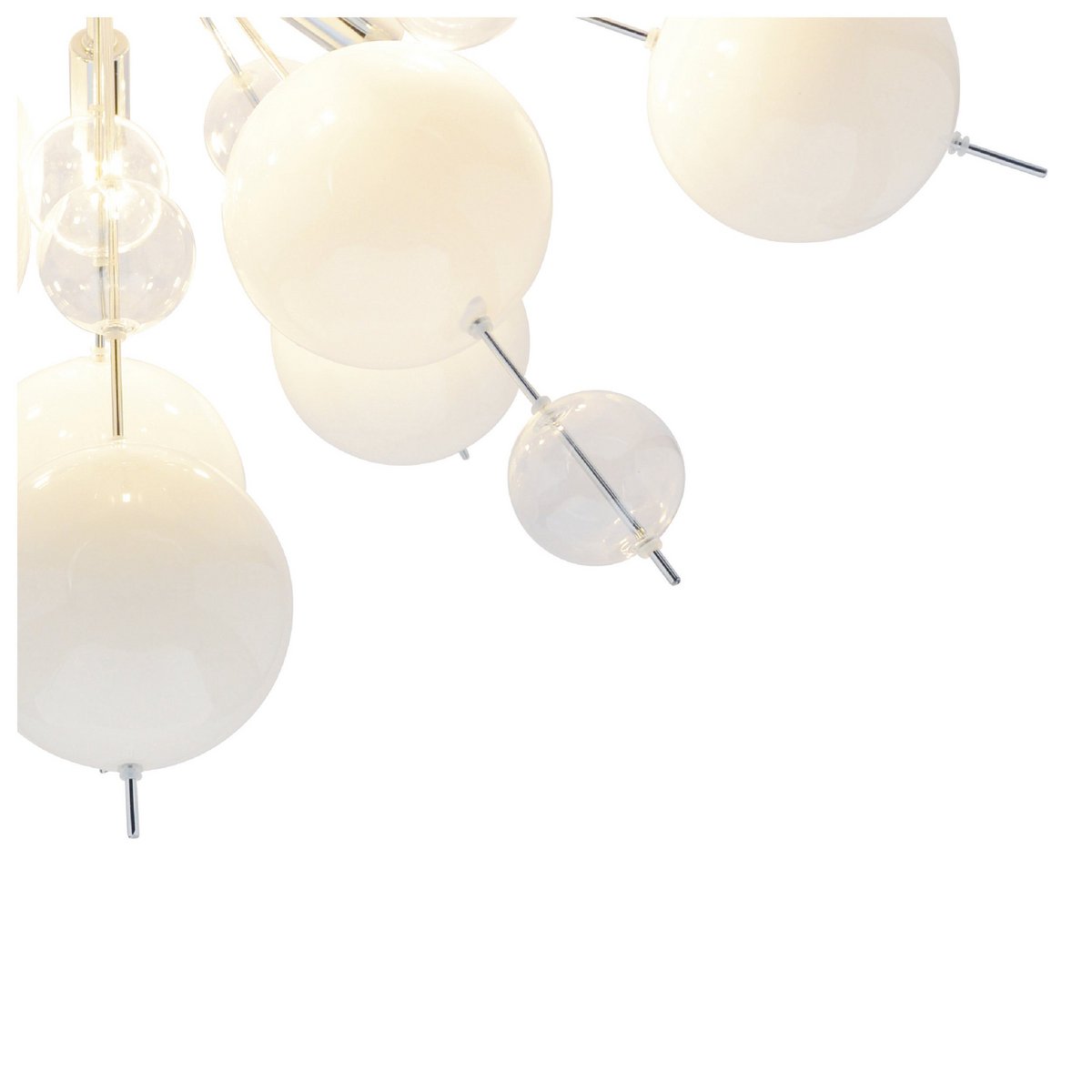 Näve Explosie Plafondlamp Wit Ø57cm G9