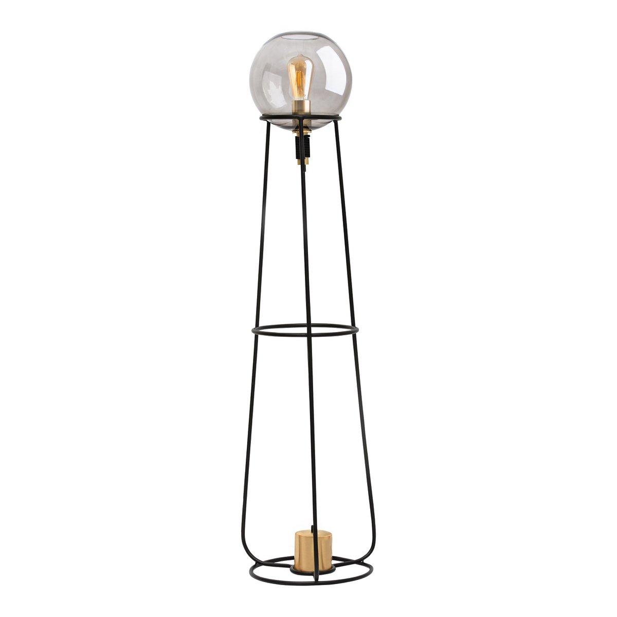 Näve Stelo Vloerlamp - Zwart 128,5cm