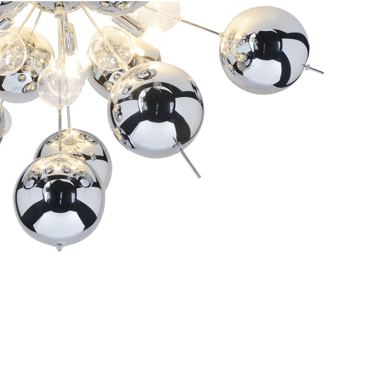 Plafondlamp Explosie Näve Chroom Ø57cm G9