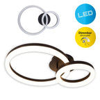 Näve Circulo LED Plafondlicht - Zwart 53cm