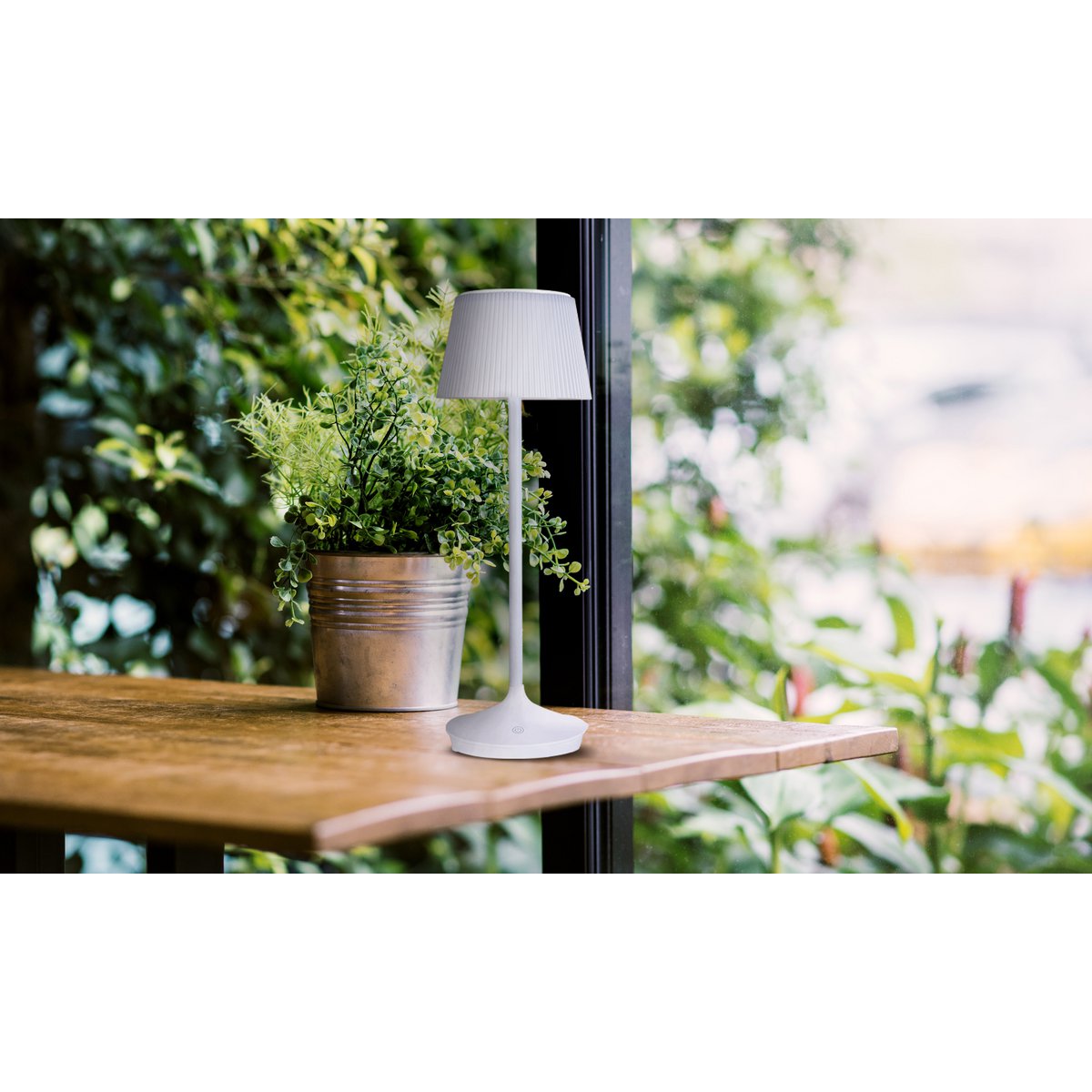 Näve Emmi LED Tafellamp - Wit 38cm