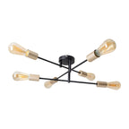 Näve Modo Plafondlamp 6-vlam Zwart 54,5cm