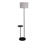 Näve Staande lamp met tafel - Zwart 157cm