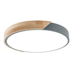 Näve Borneo LED Plafondlamp 31cm Grijs