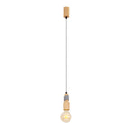 Näve Bento LED Hängeleuchte Holz 130cm