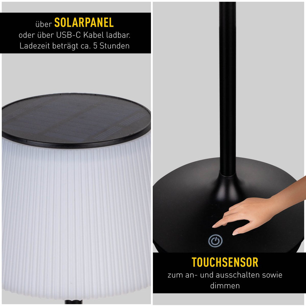 Näve Emmi LED Tafellamp - 38cm Zwart