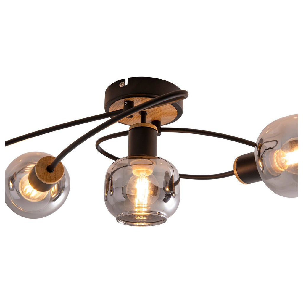 Näve Fumoso Plafondlamp - Zwart 65,6cm