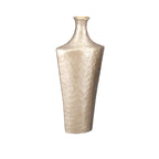 Vaas aluminium beige 20x10x50cm