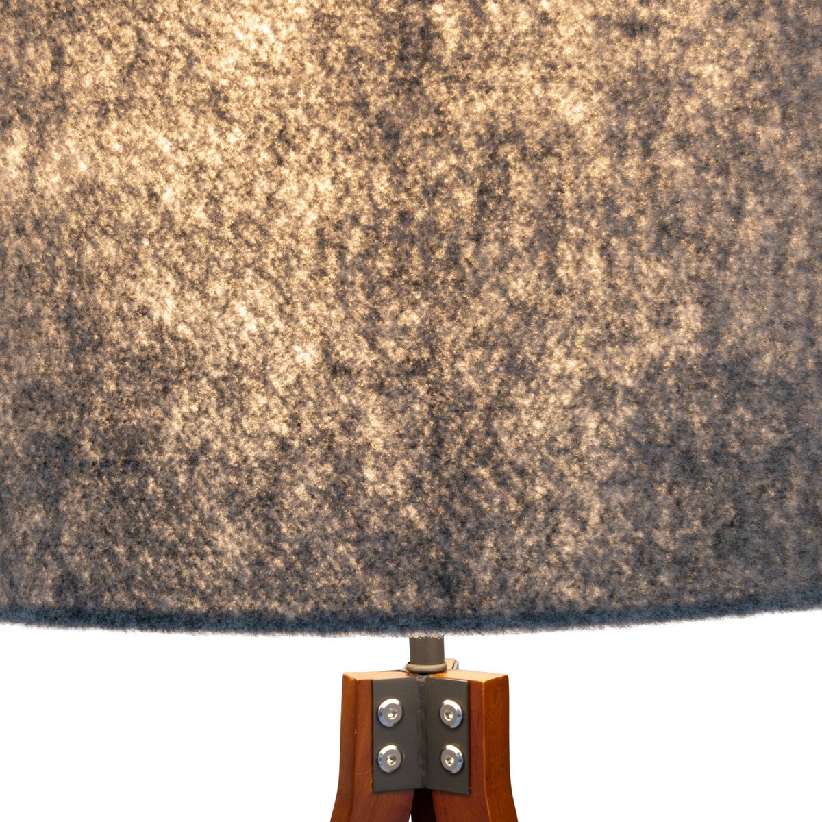 Filco Staande Lamp - Hout 147cm Grijs Bruin