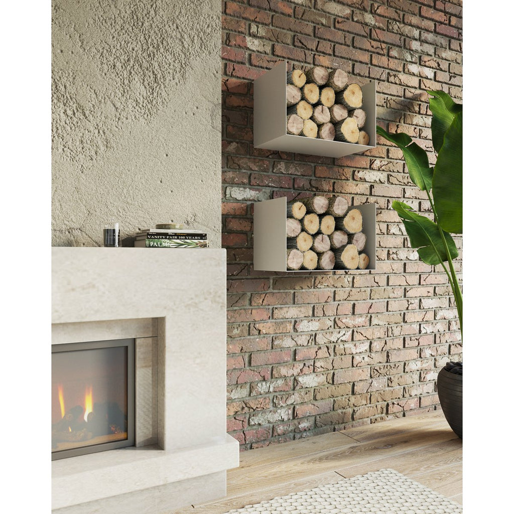 Gorillz Clark Metalen Wandrek - Wit, Duurzaam, 32x50x32cm