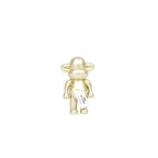 Gouden polyresin beeldje 'de legende' - 11x7x19cm - HouseVitamin