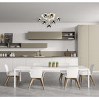Plafondlamp Explosie Näve Chroom Ø57cm G9