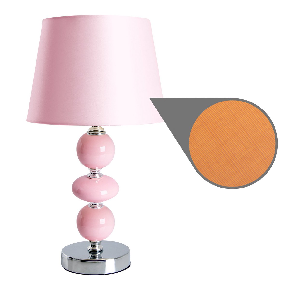 Näve Araga Keramische Tafellamp 36cm Roze