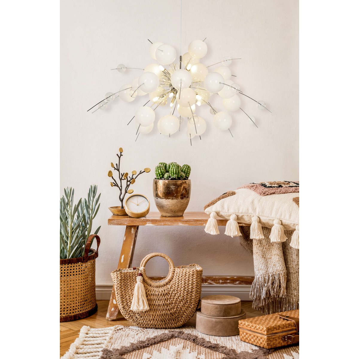 Näve Explosie Hanglamp Wit Ø98cm G9
