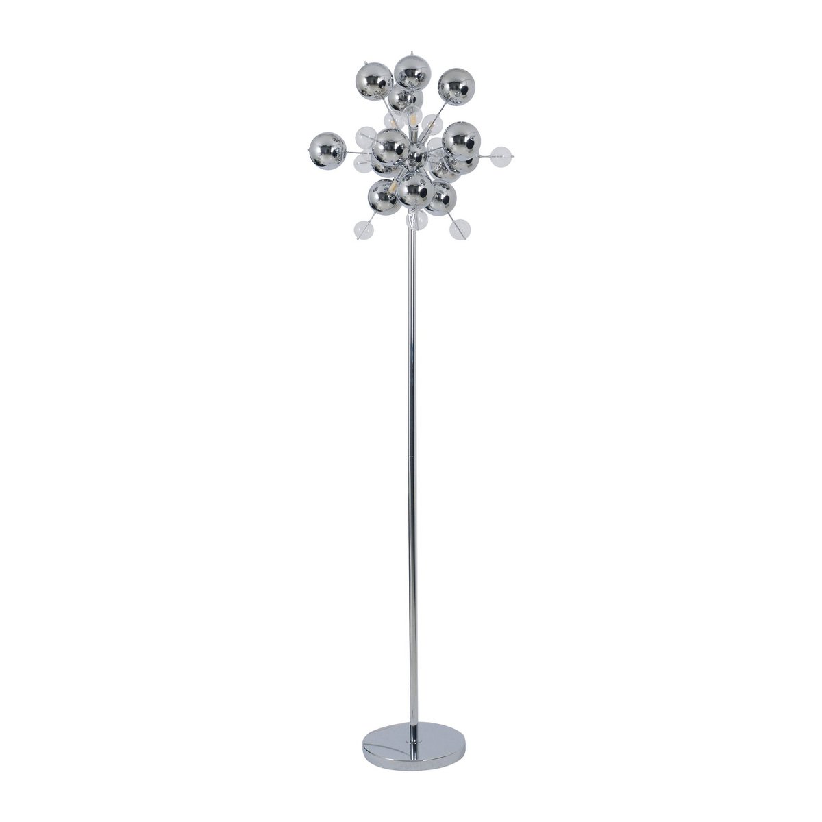Näve Explosie Staande Lamp Chrome 169cm