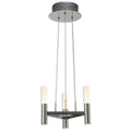 Näve Kroon LED 3-vlammen 28,4cm Kasteel
