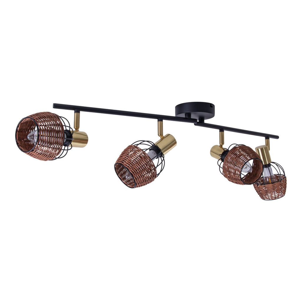 Corbis Plafondlamp - Zwart/Goud 78cm