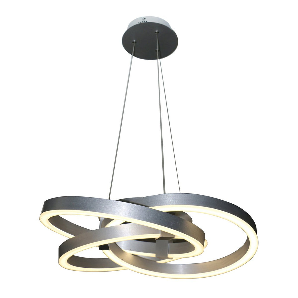 Näve Divora LED Hanglamp Ø58cm Aluminium Wit
