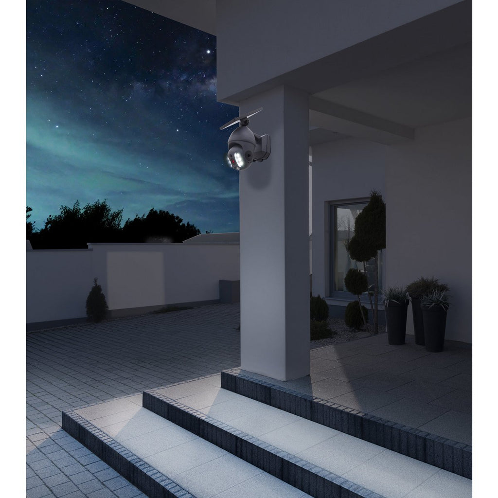 Näve Moho Solar Wandlamp - Grijs Bewegingsmelder