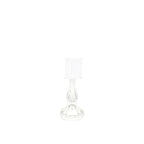 Transparant Glazen Kandelaar H21cm