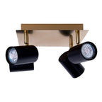 Näve Frida Plafondlamp Zwart/Goud GU10