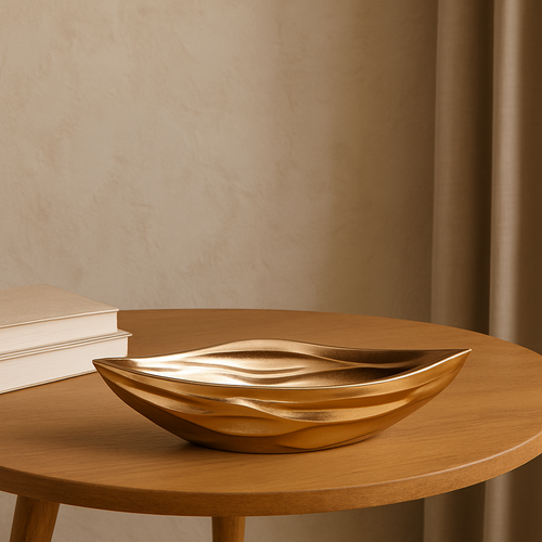 Golden Cup Polyresin Schaal - Goud 80,5x31x26cm