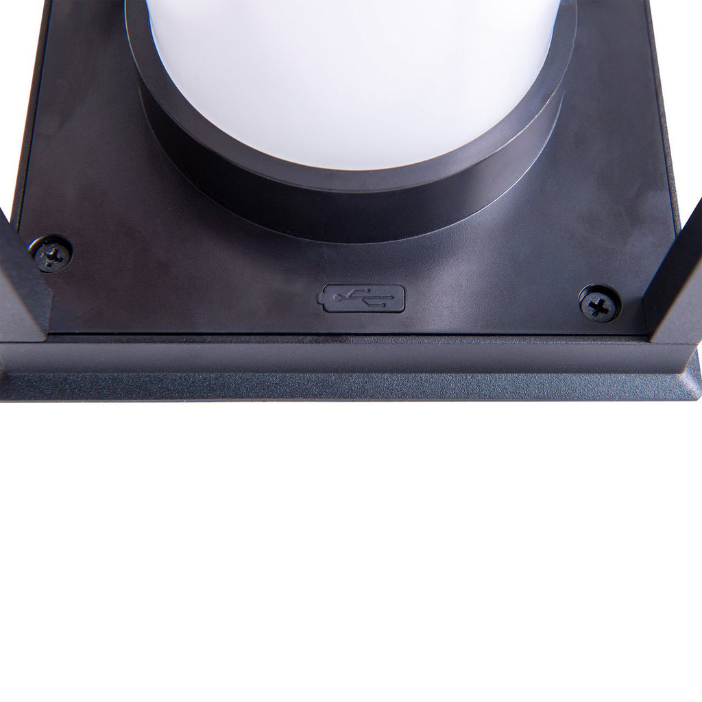Näve LED Camping Plintlamp - Zwart 28cm