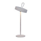 LED -batterijlamp magnetisch "Ella" voor buiten en binnen, gemaakt van metaal en plastic in wit, 35 cm hoog