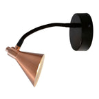 Näve Leuchten LED Wandlamp Koper - Flexibel, Metaal, Warm Wit Licht