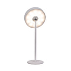 LED -batterijlamp magnetisch "Ella" voor buiten en binnen, gemaakt van metaal en plastic in wit, 35 cm hoog