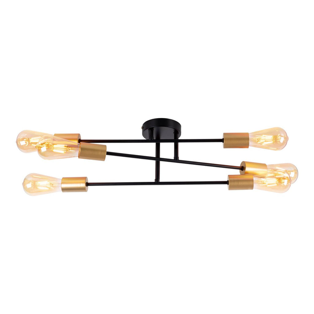 Näve Modo Plafondlamp 6-vlam Zwart 54,5cm