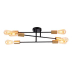 Näve Modo Plafondlamp 6-vlam Zwart 54,5cm