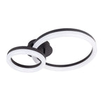 Näve Circulo LED Plafondlicht - Zwart 53cm