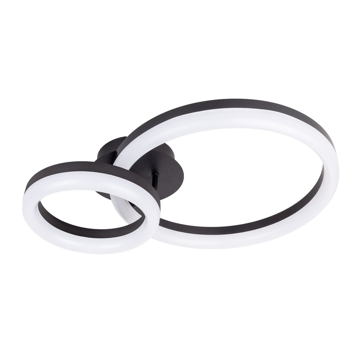 Näve Circulo LED Plafondlicht - Zwart 53cm