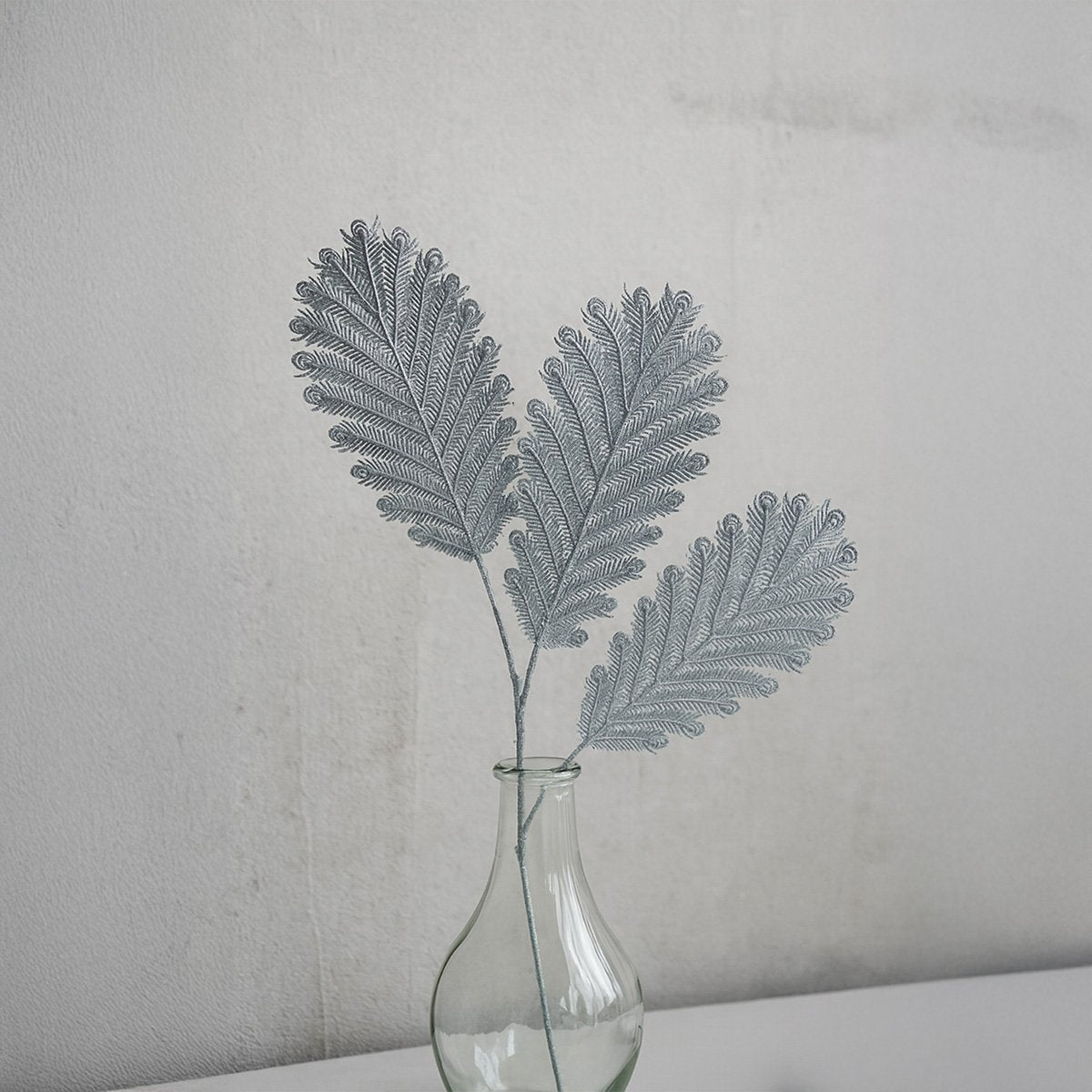 Zilveren Decoratieve Bloem H90cm - Aulica