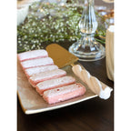 Aulica Witte Decoratieve Schaal Aluminium 25x16cm