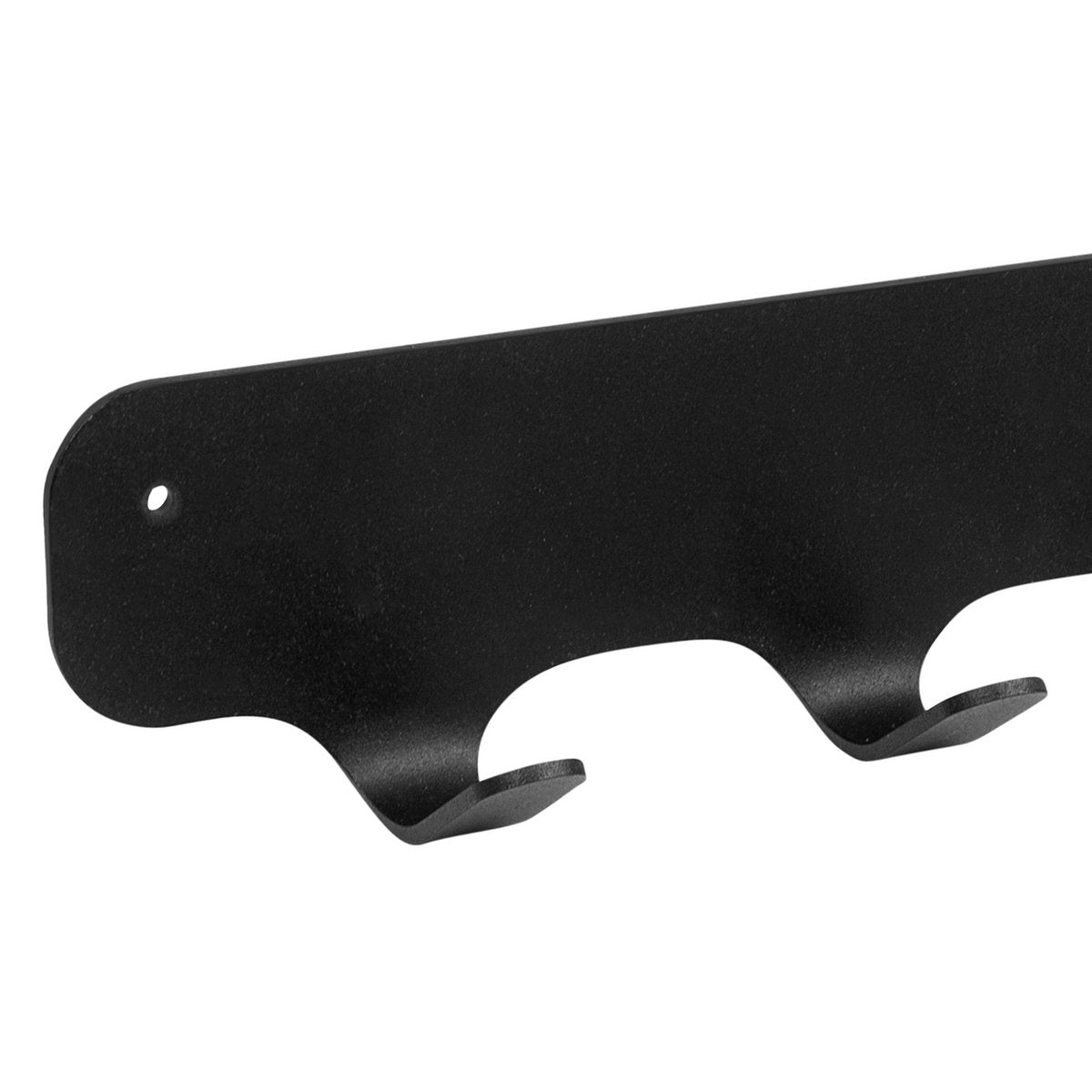 Gorillz Rounded Four Industriële Wandkapstok - Zwart 4 Haken