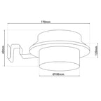 6-set LED Solar Dak Groove "Mistra"