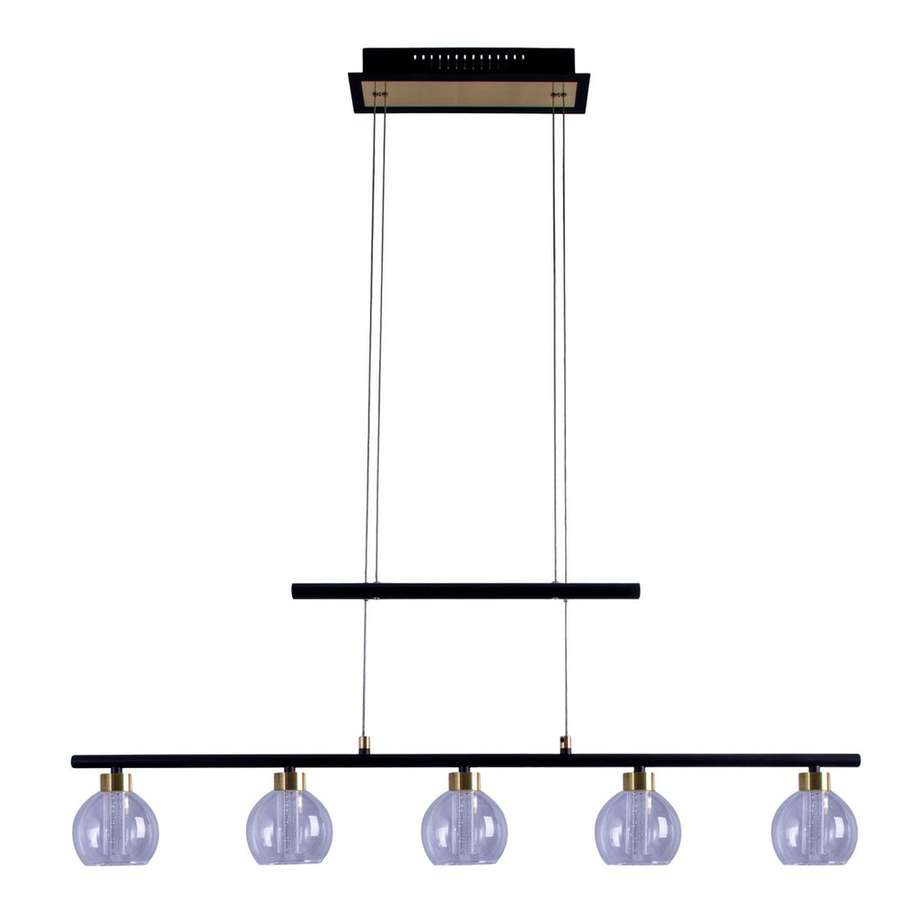 Näve Hanglamp - Zwart Glas 90cm LED
