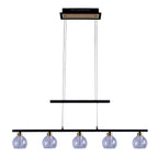 Näve Hanglamp - Zwart Glas 90cm LED