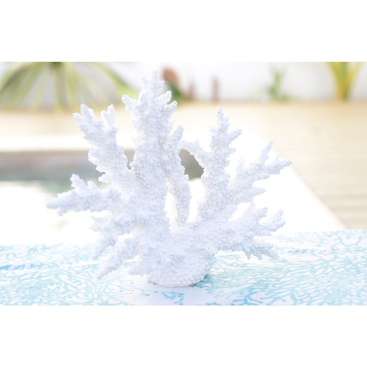 Decoratief wit koraal 34x13x27cm