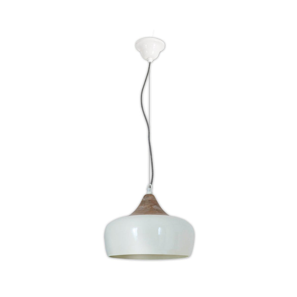 Näve Jaipur Hanglamp Metaal 30cm Wit