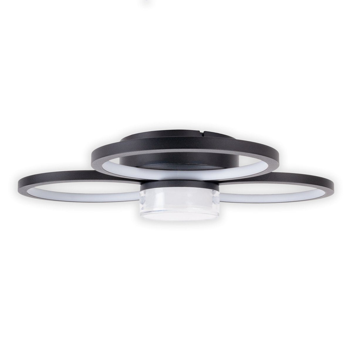 CIMO LED Plafondlamp - Zwart 43.6cm 3100lm
